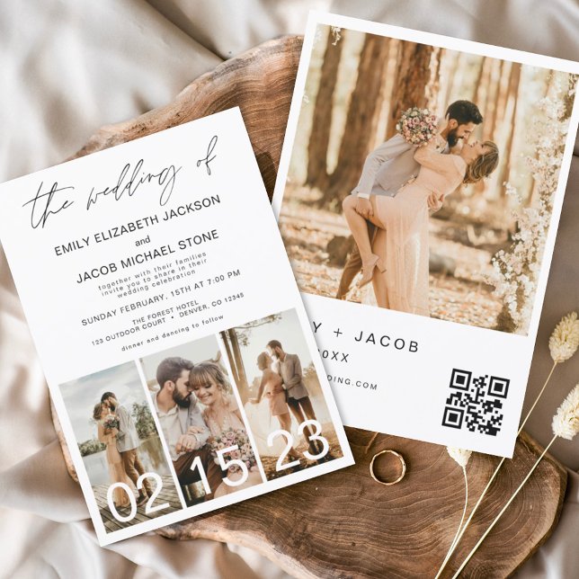 Budget The Wedding of Minimalist QR code (Creator Uploaded)