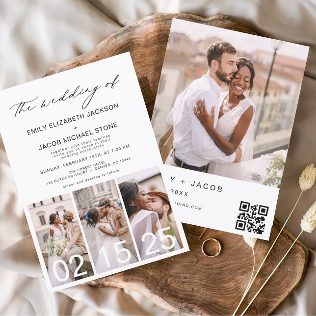 Budget The Wedding of Minimalist QR code Simple (Creator Uploaded)