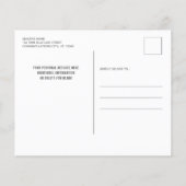 Budget Thin Blue Line Police Retirement Invitation (Back)