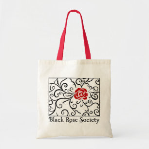 Budget Tote Bag, Black Rose Society Heartblaze Bag