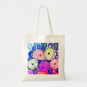 Budget Tote Green and Orange  Rosas, Bag