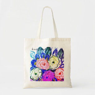 Budget Tote Green and Orange  Rosas, Bag