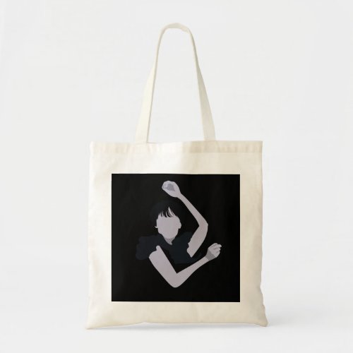 Budget Tote with Wednesday in black color minimal