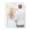Budget Transparent Photo Wedding Invitations