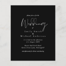 BUDGET Trending Wedding Colors BLACK and RED