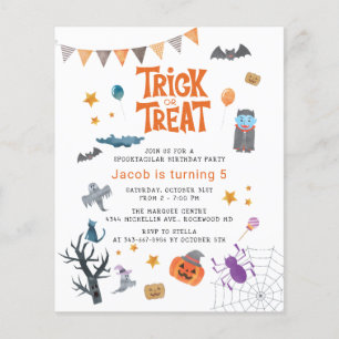 Budget Trick or Treat Halloween Birthday Party