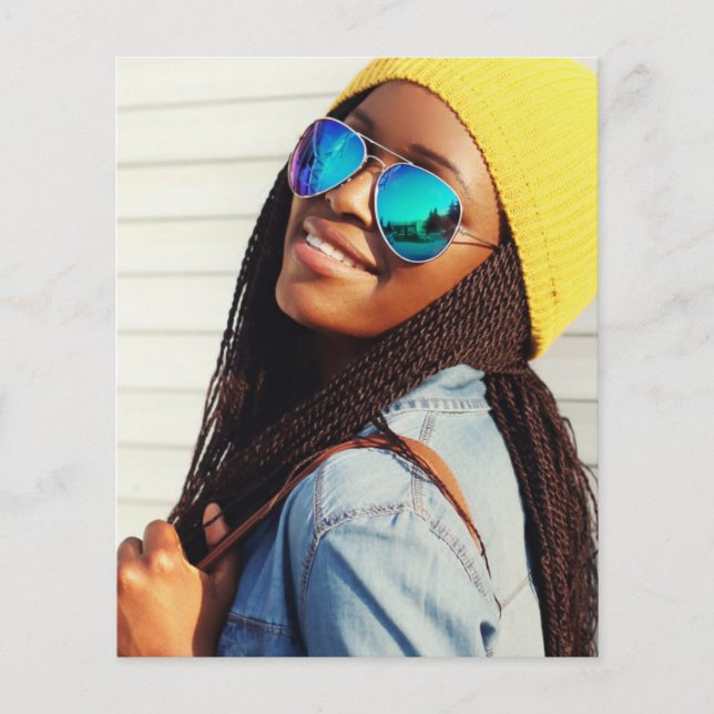 Budget Tropical Coconut Graduation w/ Photo V2 Flyer (Front)