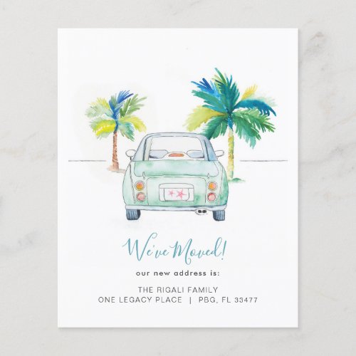 Budget Tropical Palm Tree Car Moving Flyer