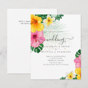 BUDGET Tropical Paradise Beach Wedding  Florals