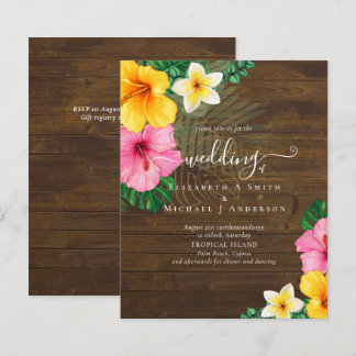 BUDGET Tropical Paradise Beach Wedding Florals