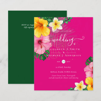 BUDGET Tropical Paradise Beach Wedding Florals