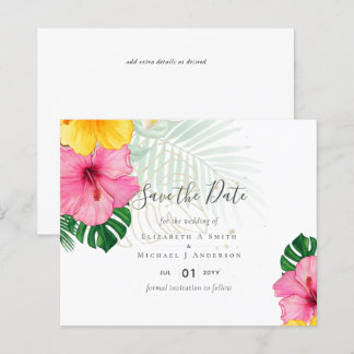 BUDGET Tropical Paradise Beach Wedding Florals