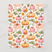 Budget Truck with Pumpkins Thanksgiving Invitation (Back)