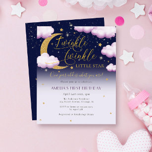 Budget Twinkle Little Star Girl First Birthday
