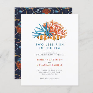 Budget Two Less Fish In The Sea Engagement Party