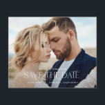 budget typography modern wedding photo flyer<br><div class="desc">budget elegant typography modern wedding landscape photo announcement flyer</div>