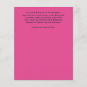 Budget Ugly Sweater Christmas Invite Annual Letter (Back)