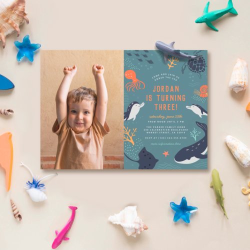 Budget Under The Sea Boy Photo Birthday Party