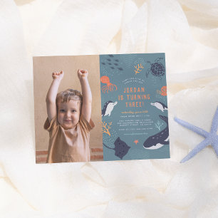 Budget Under The Sea Boy Photo Birthday Party