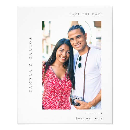 Budget  V MOD 2 Simple Photo Save the Date Flyer