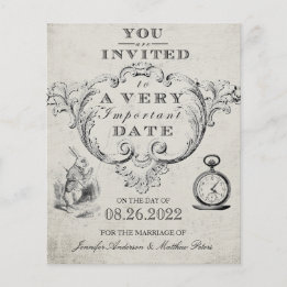 Budget Vintage Alice in Wonderland Wedding