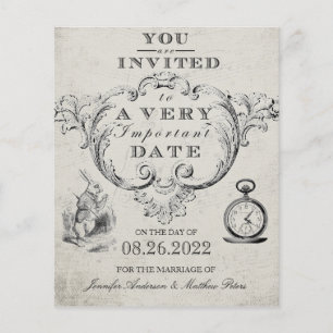 Budget Vintage Alice in Wonderland Wedding