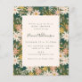 Budget Vintage Boho Floral Peach Green Baby Shower