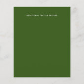 Budget Vintage Christmas Invite Letter (Back)