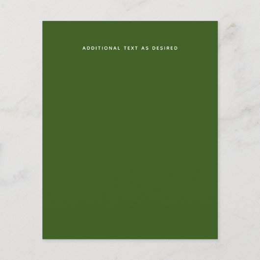 Budget Vintage Christmas Invite Letter (Back)