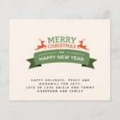 Budget Vintage Christmas Invite Letter (Front)