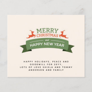 Budget Vintage Christmas Invite Letter
