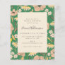 Budget Vintage Green Floral Bridal Shower Invite