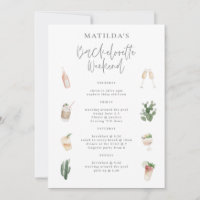 budget watercolor drinks bachelorette weekend