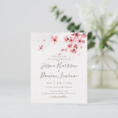 Budget Watercolor Floral Cherry Blossom Wedding (Standing Front)
