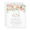 Budget Watercolor Floral First Holy Communion