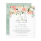 Budget Watercolor Floral First Holy Communion