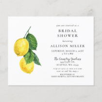 BSG42 Editable Corjl Template Ivory Watercolor Floral Bridal Shower Invitation Printable Geometric Gold Modern Succulents Greenery