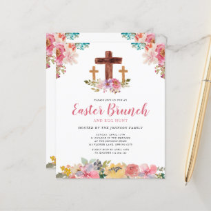 Budget Watercolor Religious Easter Brunch Egg Hunt