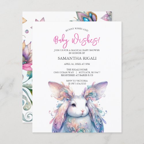 Budget Watercolor Spring Baby Shower