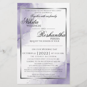 Budget Wedding Amethyst Purple Custom Nikita 4