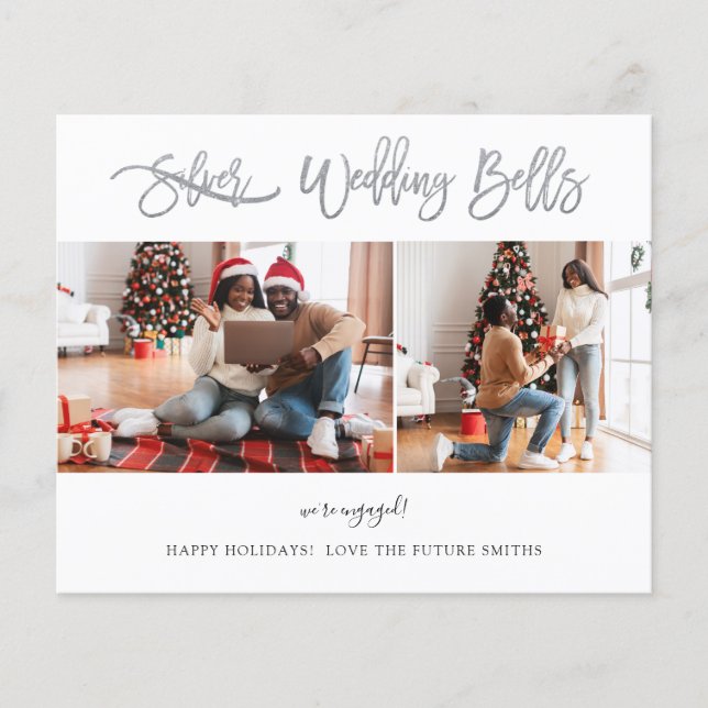 Budget Wedding Bells Multi Photo Engagement WH Flyer (Front)