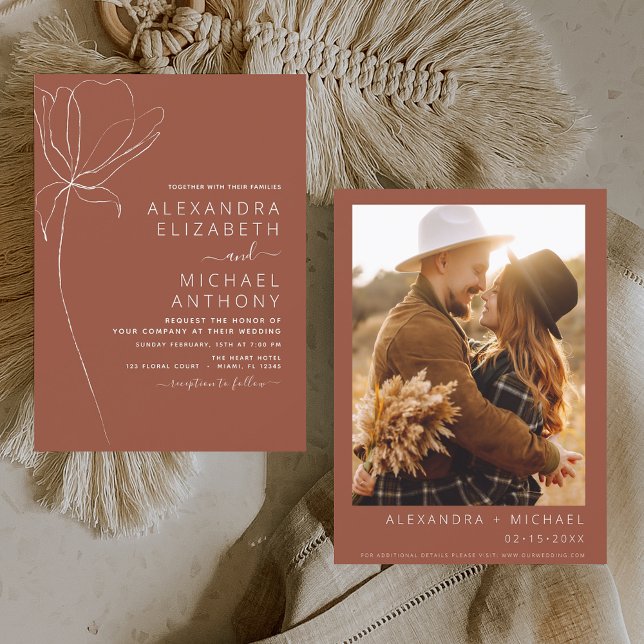 Budget Wedding Burnt Orange Terracotta Photo (Creator Uploaded)
