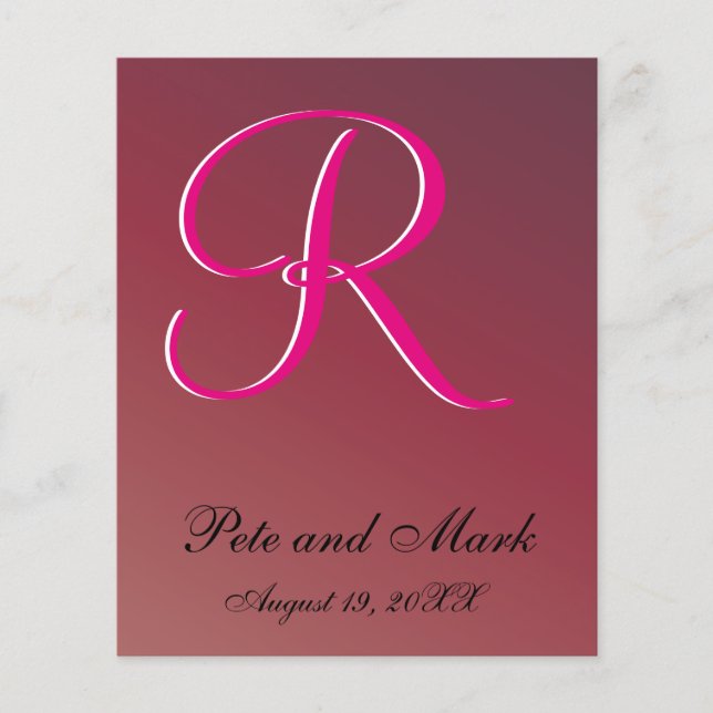 Budget Wedding Crimson Red Amazing Value Fab (Front)