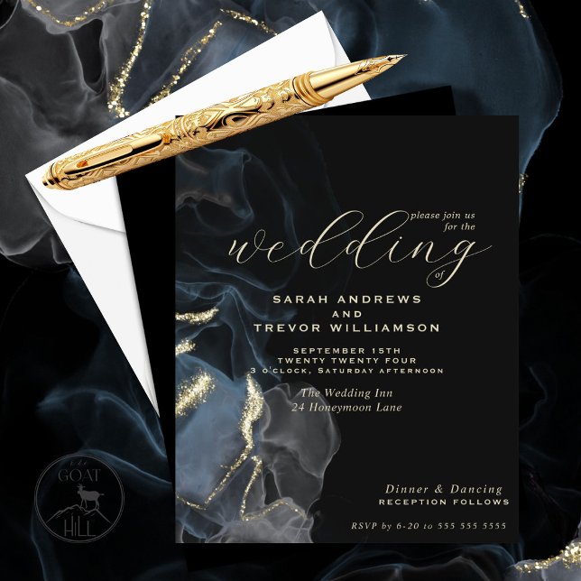 Budget Wedding Dusty Blue Gray Alcohol Ink (Creator Uploaded)