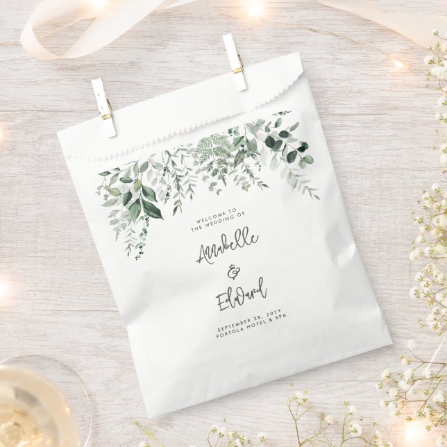 budget Wedding eucalyptus details and invitation Favor Bag (Clipped)