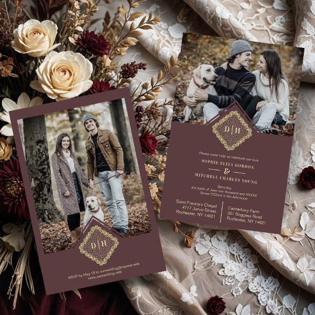 Budget Wedding Initials 2 Photos Lace Elegant (Budget Wedding Initials 2 Photos Lace Elegant
Budget Wedding Initials Ornamental Lace Sophisticated.)