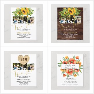 Budget Wedding Invitations *From $0.40 x 100*