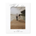 BUDGET Wedding Photo Thank You Card BUDGET Wedding Photo Thank You Card