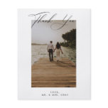 BUDGET Wedding Photo Thank You Card Flyer BUDGET Wedding Photo Thank You Card Flyer