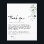 BUDGET Wedding Photo Thank You Card Flyer<br><div class="desc">This timeless, romantic design features a modern script paired with bold text. Please contact me if you need help with this design. Budget Paper is thin! ***UPGRADE FOR A THICKER PAPER. NO ENVELOPES INCLUDED.*** FOR CARD STOCK, OR THICKER CARDS, CHECK OUT THE LINK BELOW, MESSAGE ME, or transfer your design....</div>